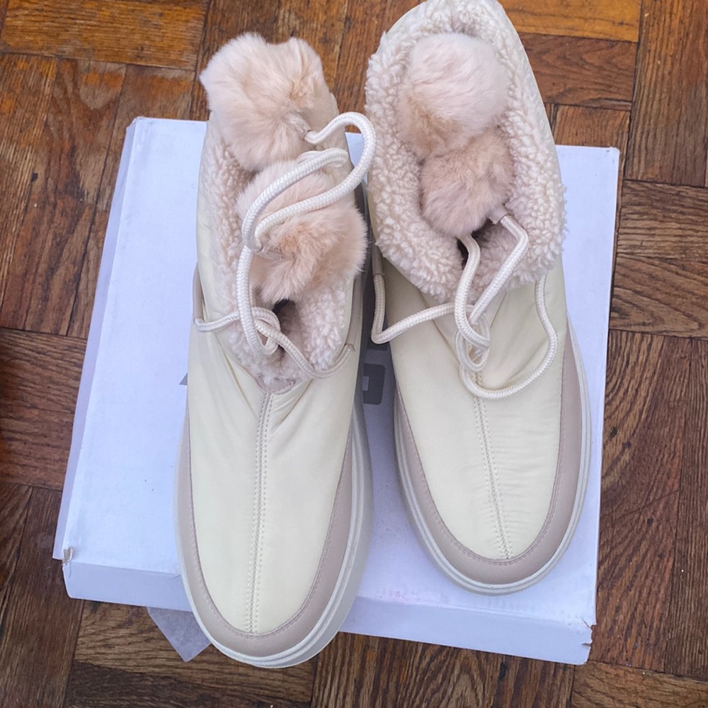 Shearling ankle boots